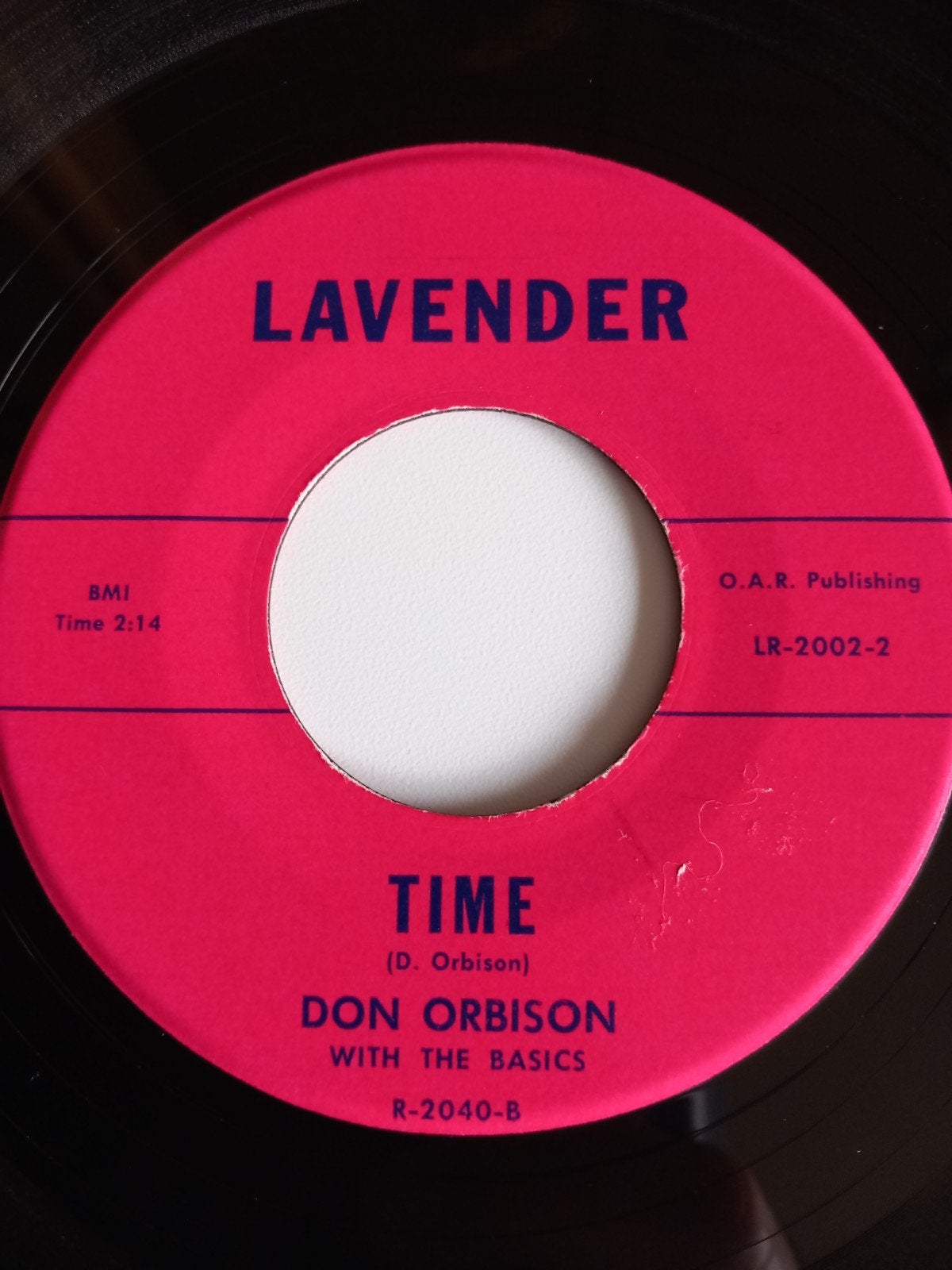 DON ORBISON. TIME .OLDIES 60S USA 45T