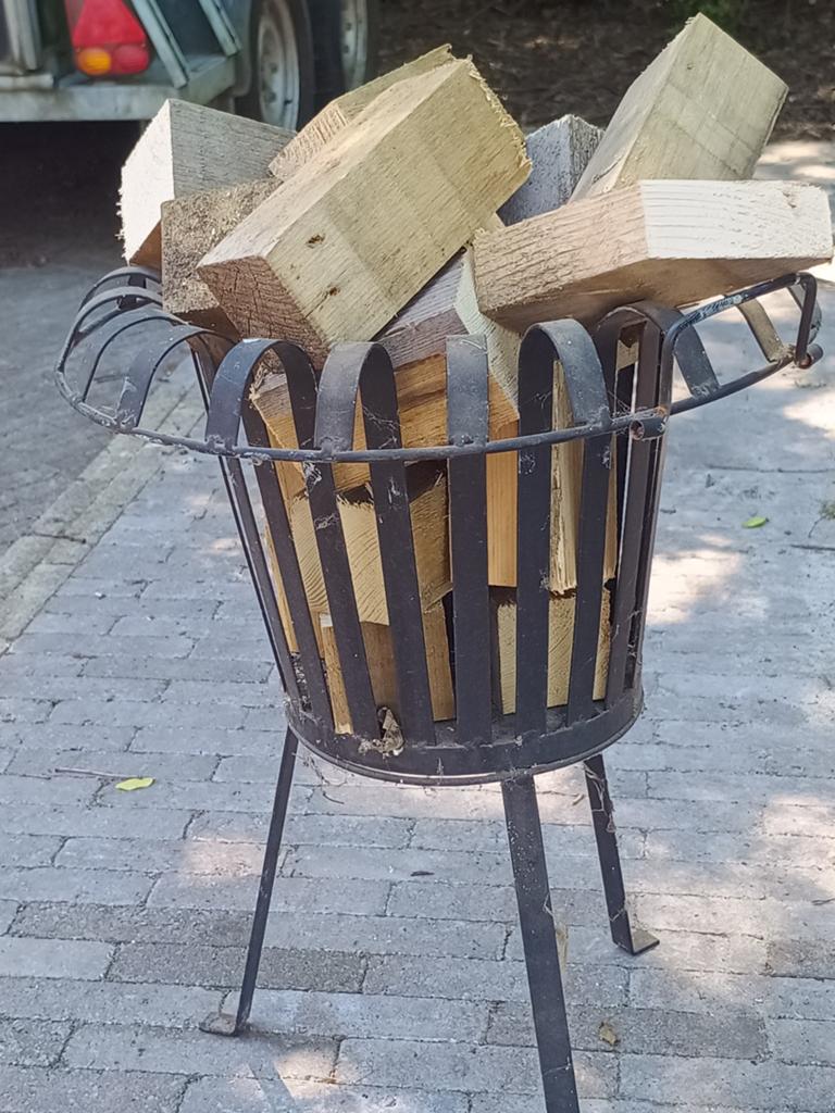 Vuurkorf met hout, Tuin en Terras, Vuurkorven, Ophalen, Vuurkorf
