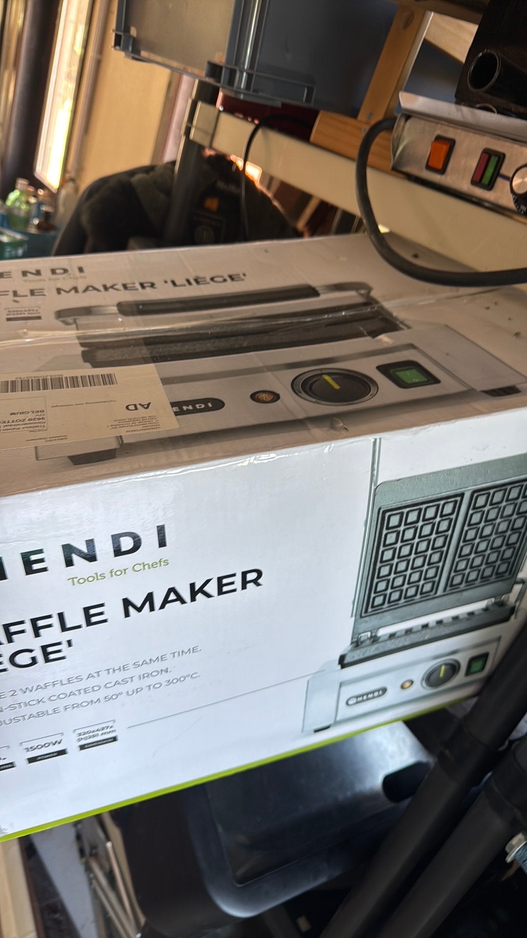 Wafelijzer nieuw in de doos, Ophalen, Nieuw