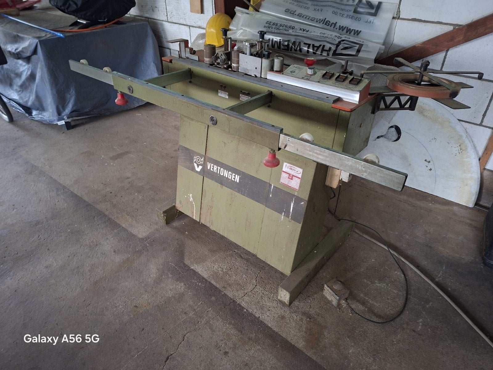 houtbewerkingsmachines, Ophalen
