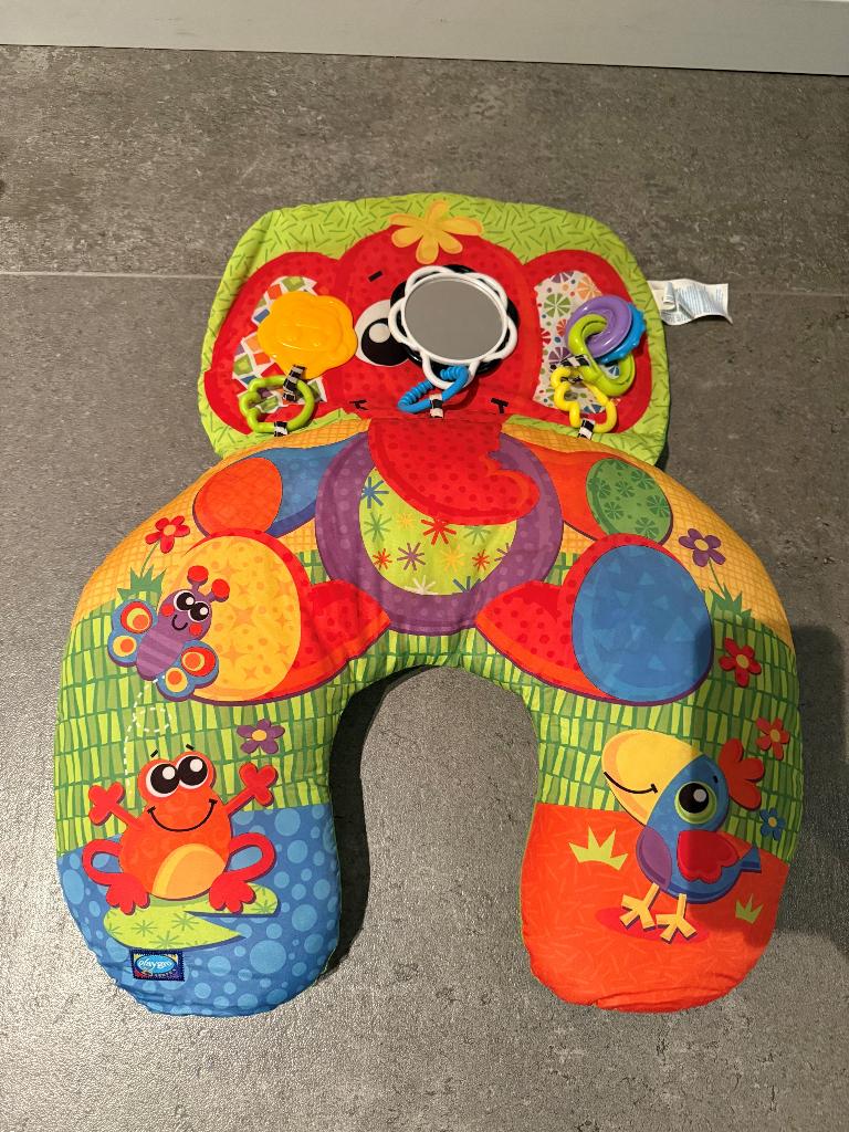 Elephant Hugs Activity Pillow - Playgro, Ophalen, Zo goed als nieuw, Babygym