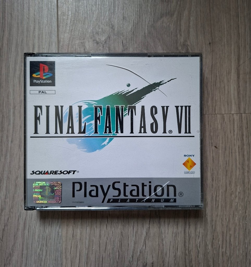 Final Fantasy 7 Platine pour PS1, Enlèvement