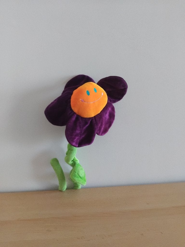 Vrolijke Buigzame Pluche Bloem, Kinderen en Baby's, Ophalen, Gebruikt, Oranje, Overige typen