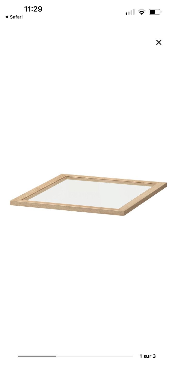 Tablette en verre ikea, Maison & Meubles, Accessoires pour la Maison | Cadres, Enlèvement, Comme neuf