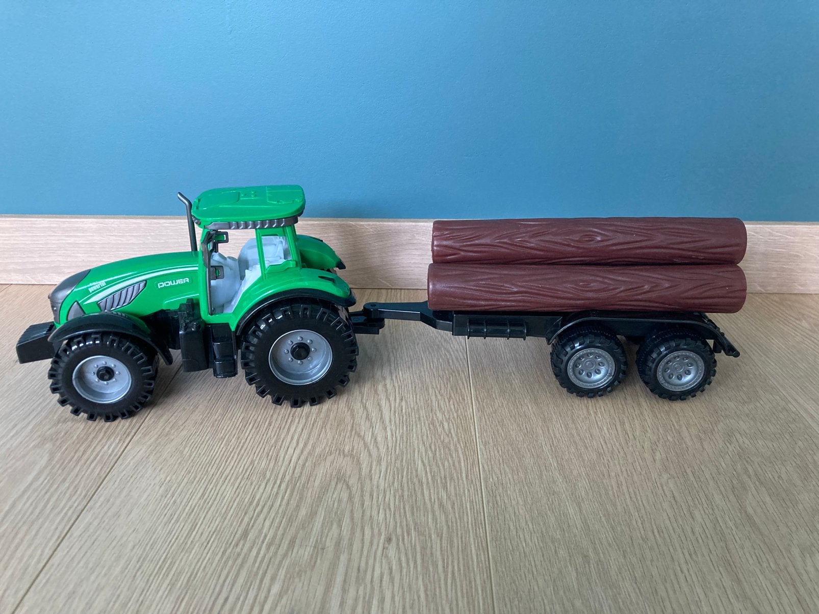 Tractor met aanhangwagen, Ophalen, Gebruikt