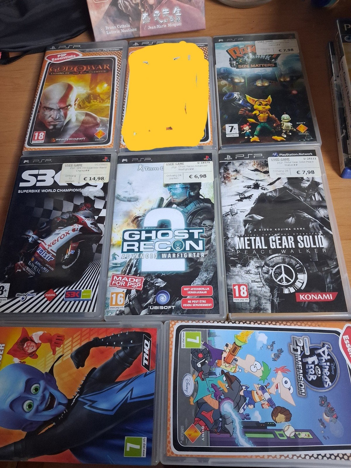 Leuk pakket PSP games (o.a. Metal Gear Solid, God of War) –, Ophalen