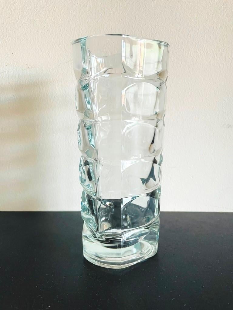 Vase Luminarc Vintage Design 70s #  Vaas, Enlèvement ou Envoi, Comme neuf, Verre