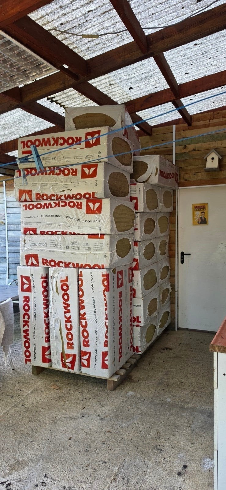 ROCKWOOL isolatie 50mm en 20mm, Ophalen
