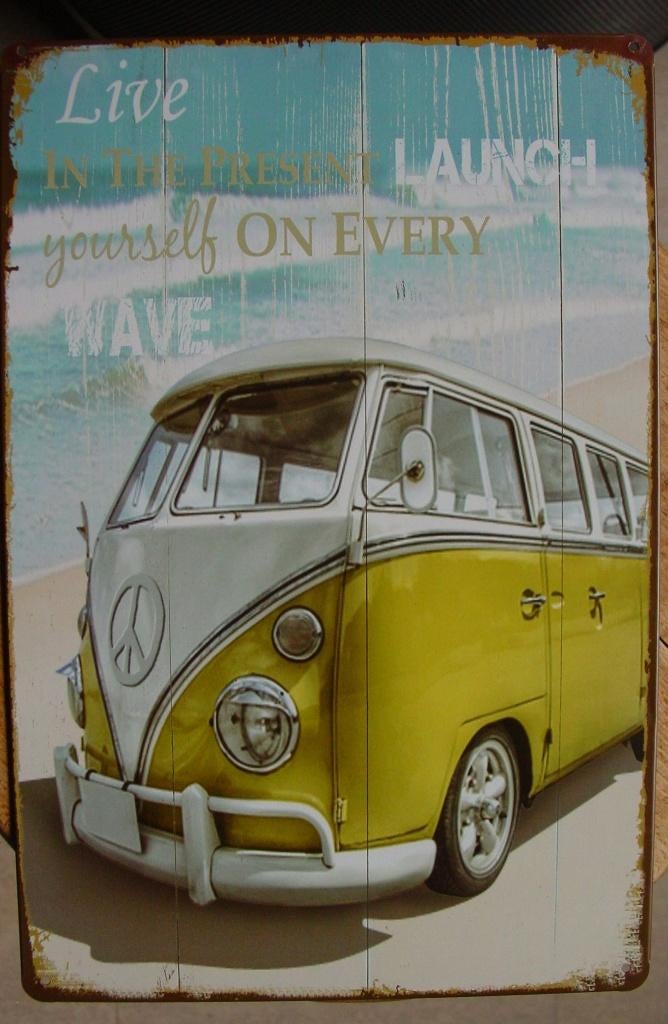 VW REKLAME -METAAL-, Ophalen of Verzenden