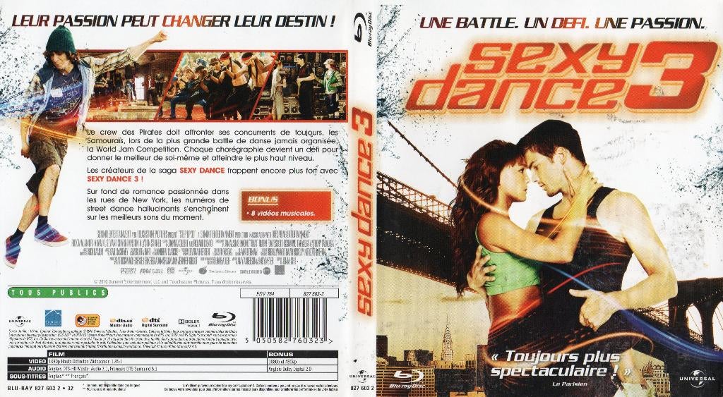 step-up 3 (blu-ray ) neuf, Enlèvement ou Envoi, Comme neuf, Autres genres