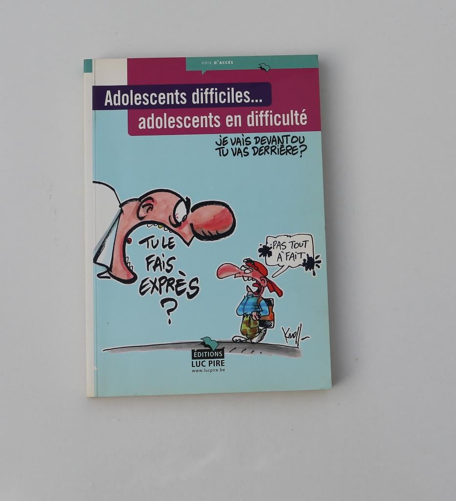 Livre : Adolescents difficiles ...adolescents en difficulté, Ophalen of Verzenden, Zo goed als nieuw