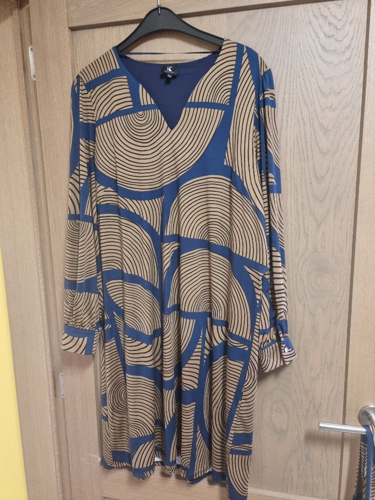 Jurk k-design maat xxl, Kleding | Dames, Meerkleurig, Maat 46/48 (XL) of groter, Ophalen of Verzenden, Zo goed als nieuw