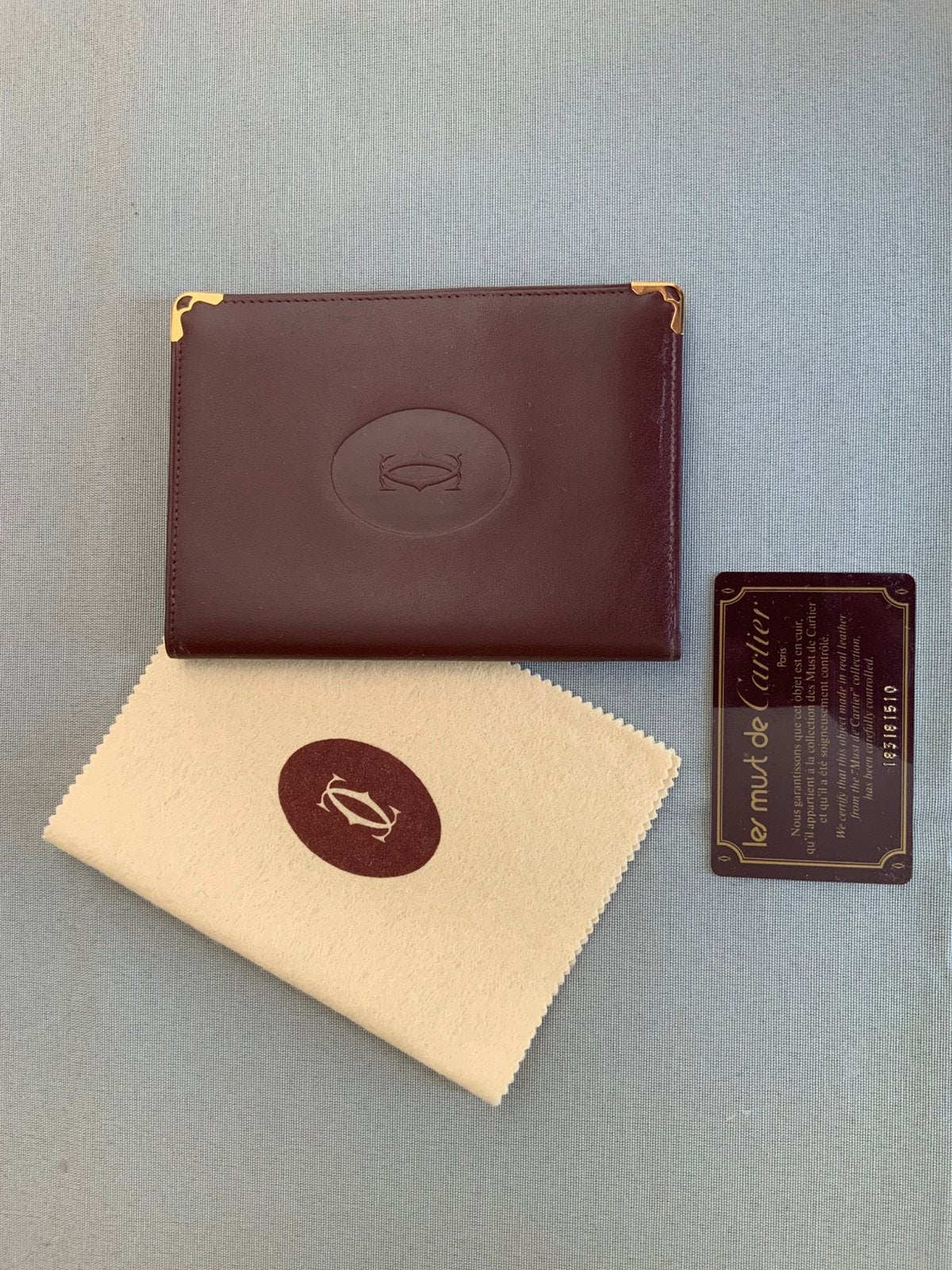 Portefeuille les must de Cartier Bordeaux Vintage, Enlèvement, Neuf