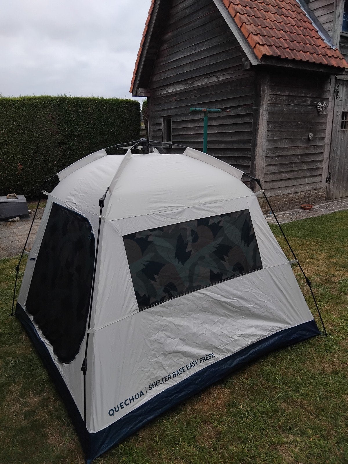 tent 2 pers. Quechua Shelter Base Easy Fresh 60sec., Caravans en Kamperen, Tenten, Ophalen
