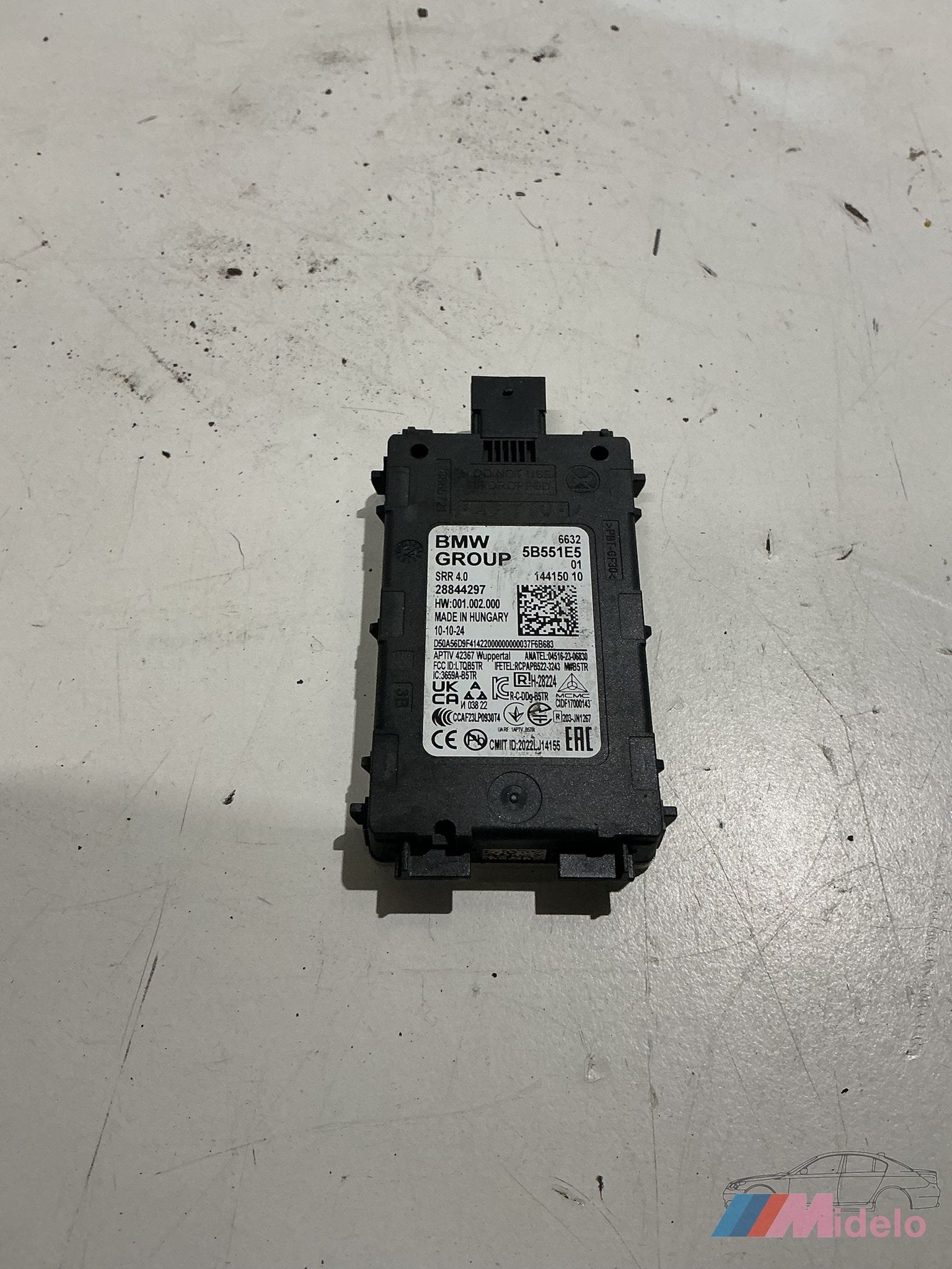 BMW F70 DODE HOEK SENSOR 5B551E5, -, Utilisé, -, Enlèvement ou Envoi