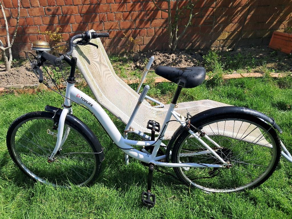 Witte Toplife meisjesfiets/ stadsfiets (Opknapper), Fietsen en Brommers, Fietsen | Meisjes, Gebruikt, Ophalen