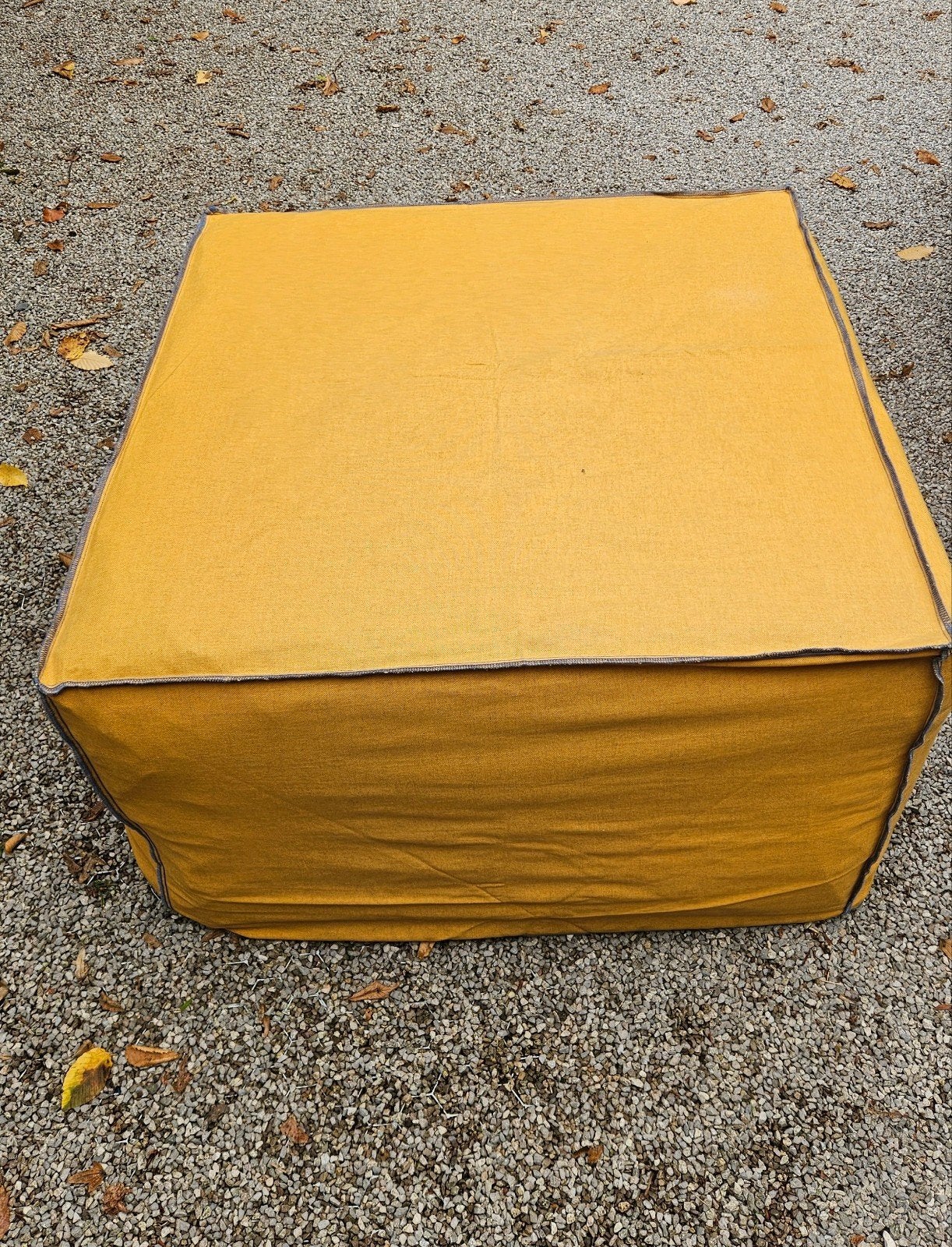 Pouf Lit Pliant / Lit d'Appoint 1 Personne LaForma – Jaune M, Enlèvement, Comme neuf, Une personne