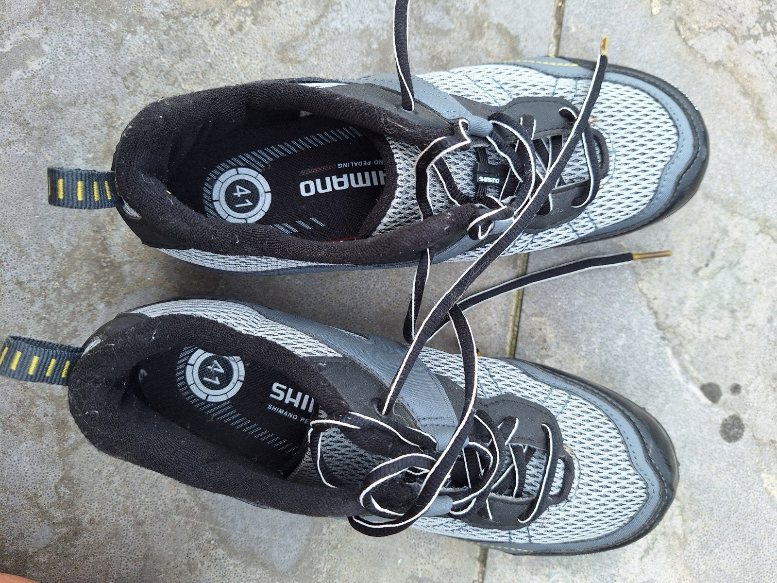 fietstschoenen, Ophalen