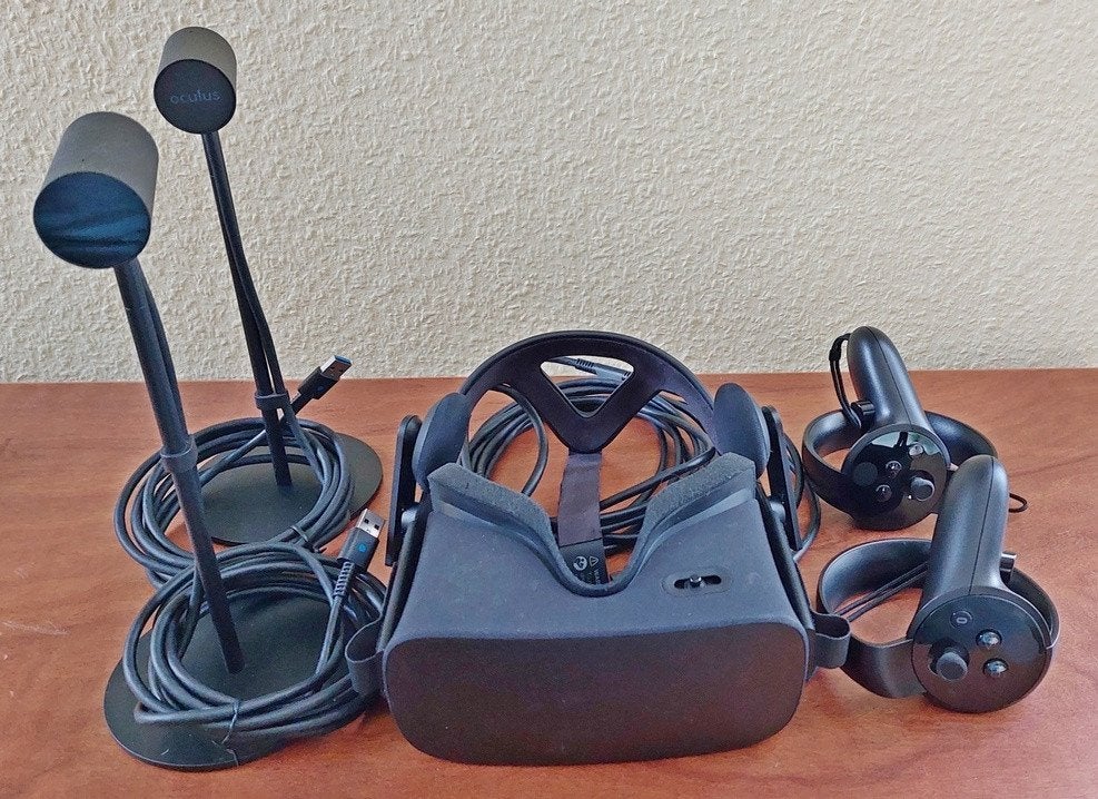 Set complet de réalité virtuelle Oculus Rift, Enlèvement, Utilisé, Lunettes VR, PC