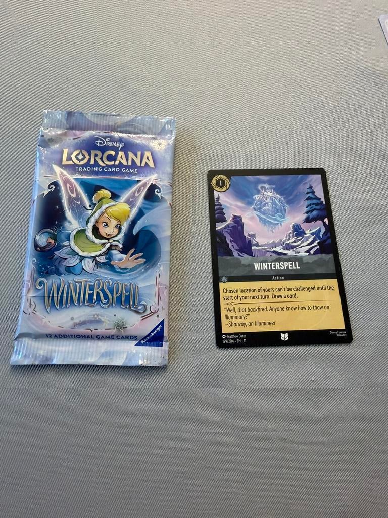 Disney Lorcana Winterspell kaart 199/204 NIEUW, Hobby en Vrije tijd, Verzamelkaartspellen | Overige, Ophalen, Zo goed als nieuw