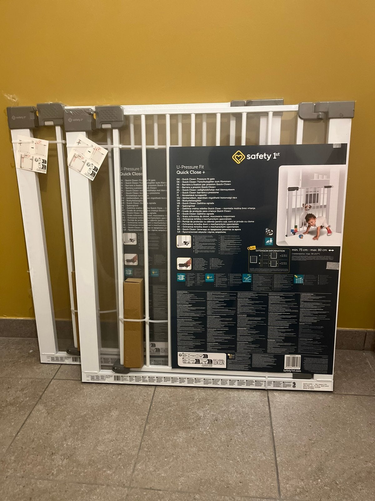 Nieuw veiligheidshek met verpakking 25€, Kinderen en Baby's, Traphekjes, Ophalen, Nieuw, Klemhekje