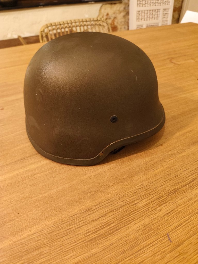 Mle 95 Belgische kevlar gevechtshelm, Ophalen of Verzenden, Landmacht, Helm of Baret