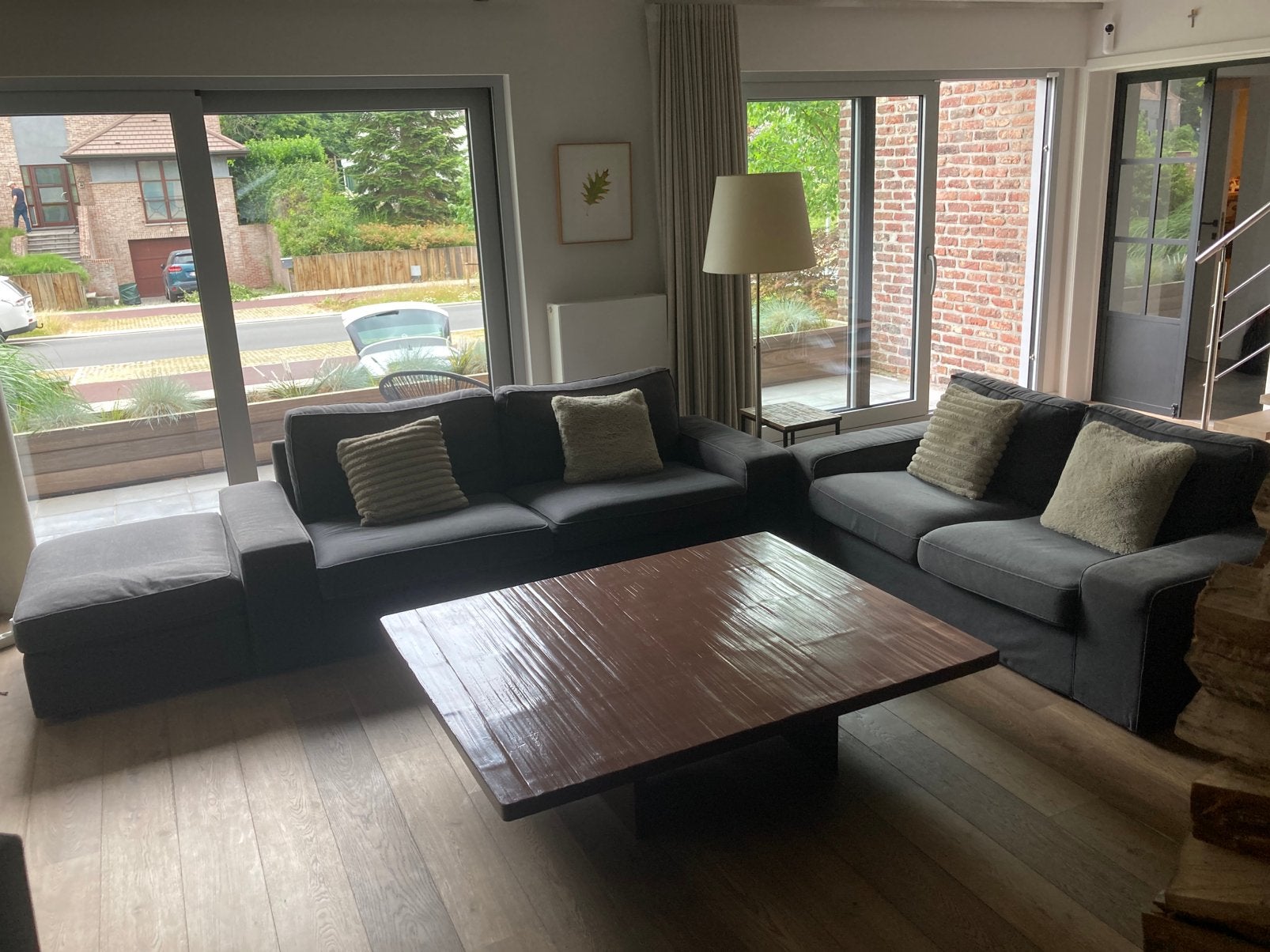 Ensemble de sièges et table basse, Maison & Meubles, Canapés | Coins salons complets, Utilisé, Tissus, Enlèvement