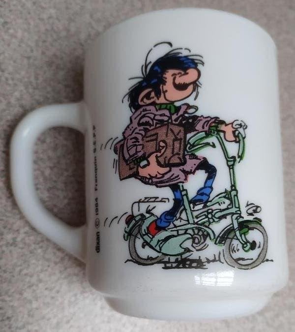 drie Guust Flater koffietassen ( 1984 ) ( volledige set ), Collections, Enlèvement ou Envoi