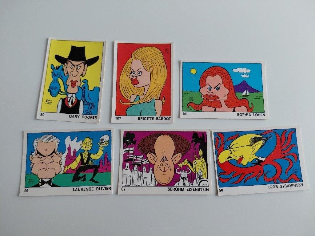 Panini OK VIP - lot de 6 stickers, Enlèvement ou Envoi