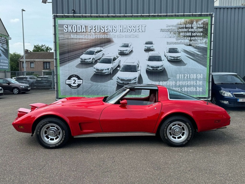Chevrolet Corvette C3 (bj 1979, automaat), Auto's, Chevrolet, Leder, 2 zetels, 168 kW