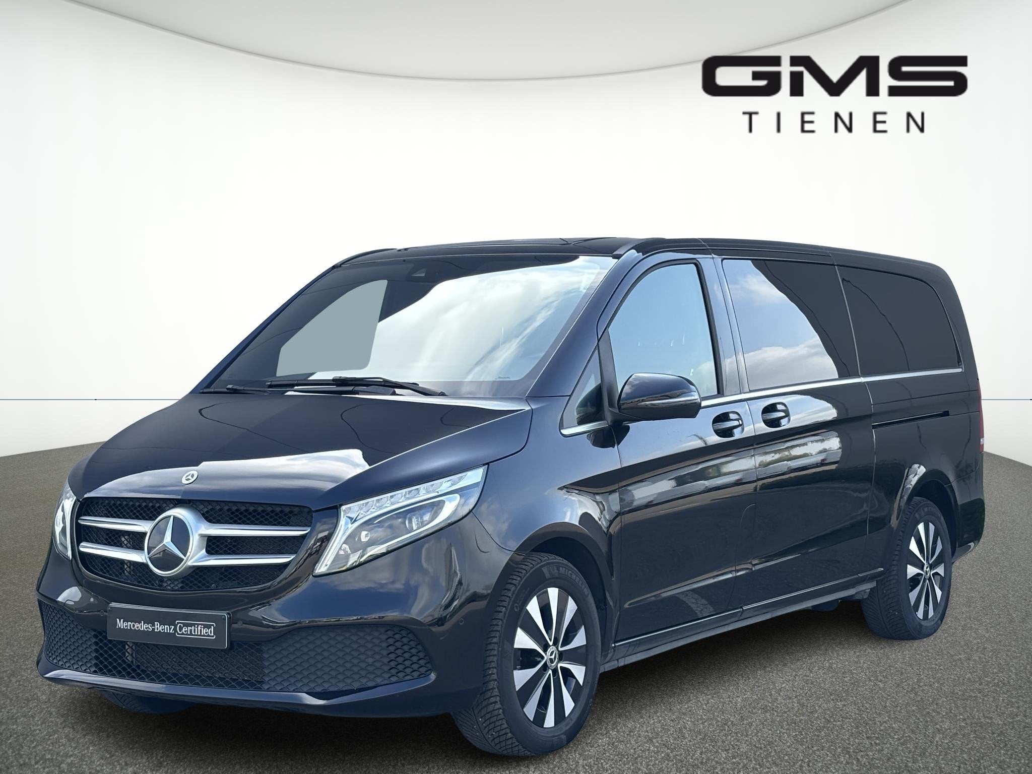Mercedes V-klasse 300d 4-Matic L3 8 zitplaatsen, Automaat, Gebruikt, Zwart, 237 pk