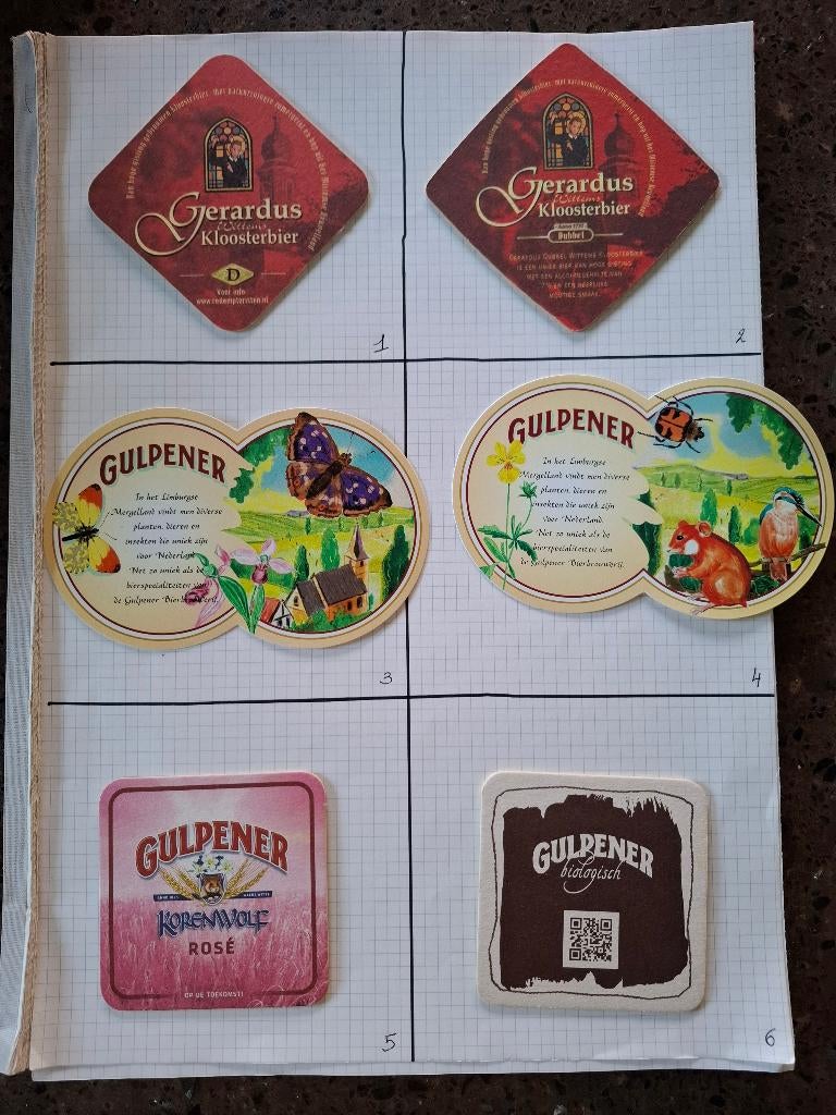 Bierviltjes, Verzamelen, Biermerken, Ophalen of Verzenden, Zo goed als nieuw, Viltje(s), Gulpener