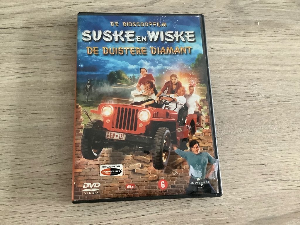 Suske en Wiske en de duistere diamant DVD (2004), Verzamelen, Stripfiguren, Ophalen of Verzenden, Suske en Wiske, Zo goed als nieuw