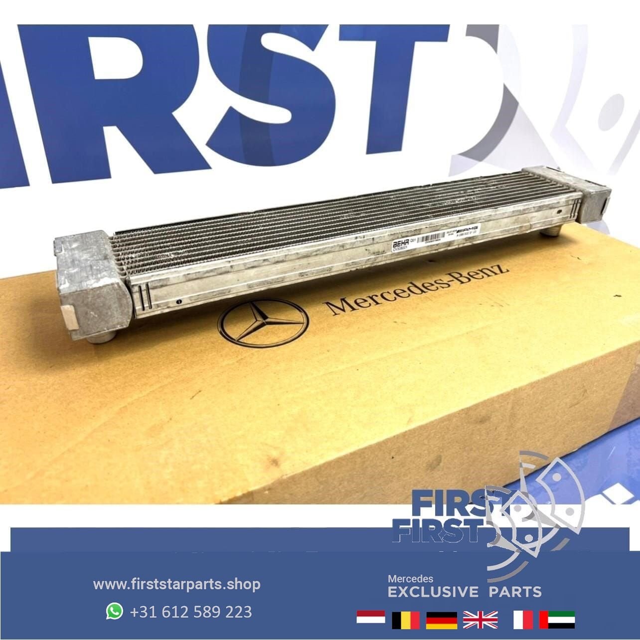 A0995005103 OLIEKOELER W176 A W117 CLA W156 GLA 45 AMG OLIE, Gebruikt, -, Ophalen of Verzenden, -