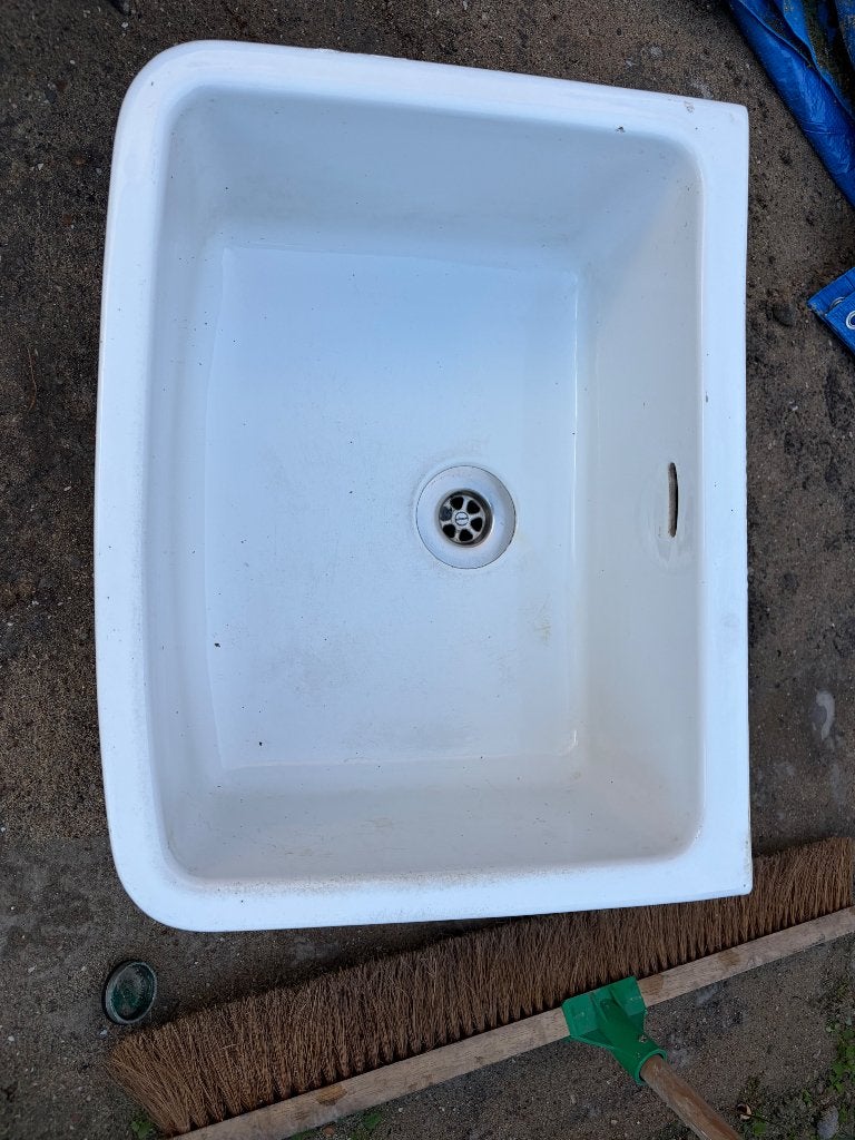keramische spoelbak, Ophalen, Gebruikt, Wastafel