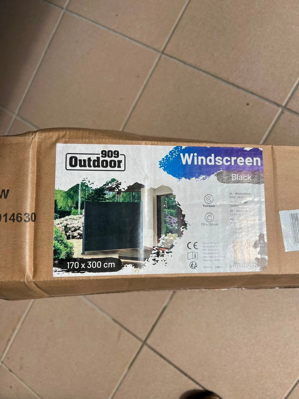 Windscherm, Tuin en Terras, Tuinschermen, Ophalen, Aluminium, Zo goed als nieuw, 200 cm of meer