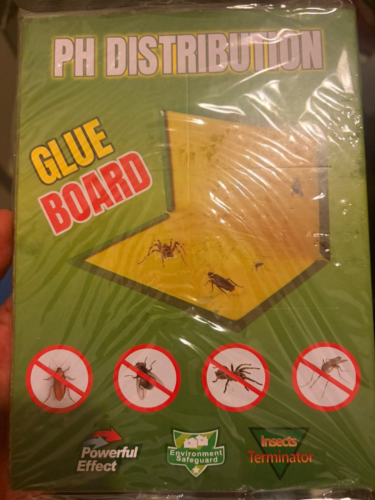 Kleefbord ongedierte, Enlèvement