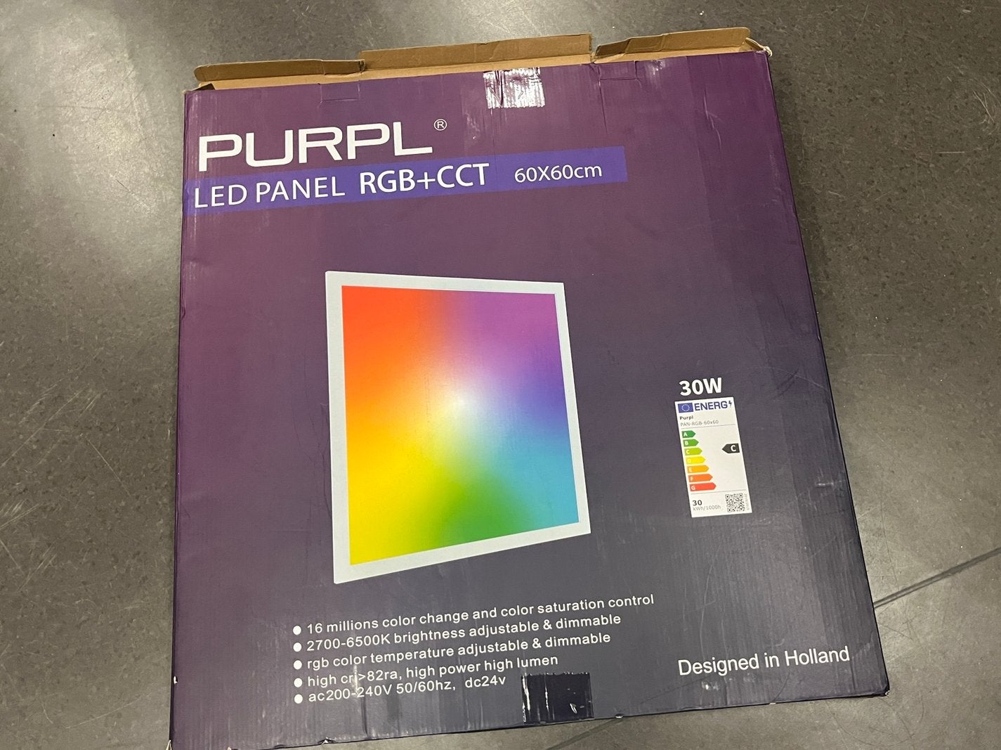Led Paneel RGB CCT 60x60, Enlèvement, Comme neuf