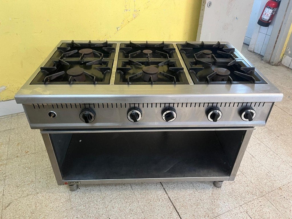 Offcar Stile 700 Horeca Gasfornuis - 6 Pitten (RVS), Zakelijke goederen, Ophalen, Gebruikt, Fornuis, Frituur en Grillen