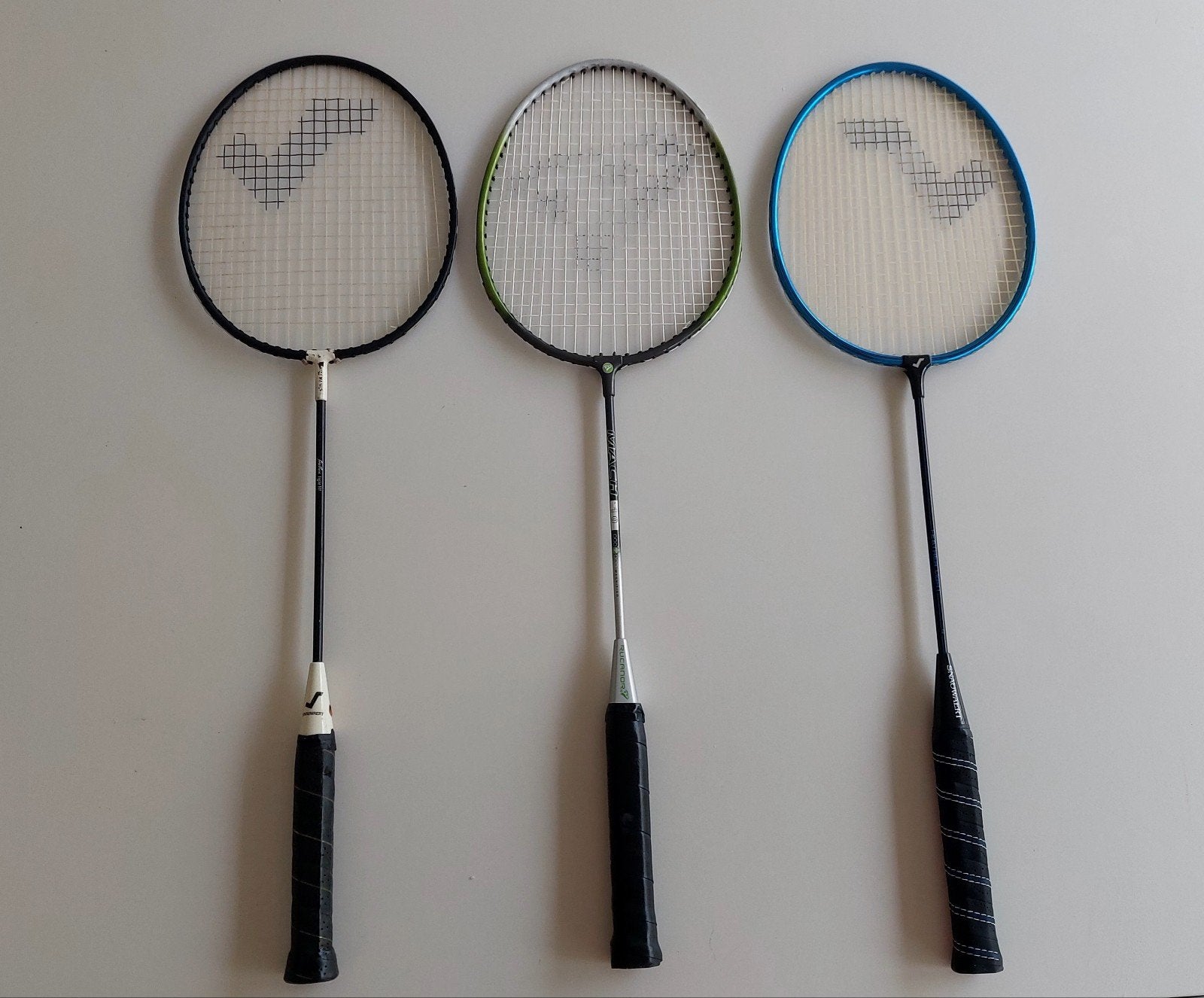 Badmintonrackets, Sport en Fitness, Badminton, Verzenden, Gebruikt, Racket(s)