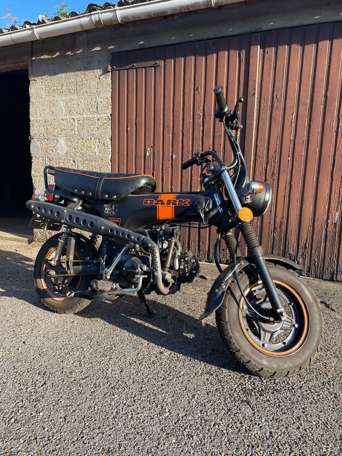 Skyteam Dark 50 (Honda Dax - Klasse B), Fietsen en Brommers, Ophalen, Gebruikt, 49 cc, Klasse B (45 km/u)