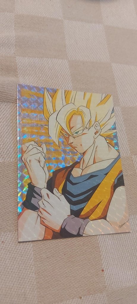 Dragonball Z Card Goku Super Saiyan Battle à paillettes, Hobby & Loisirs créatifs, Enlèvement ou Envoi, Neuf, Autres types