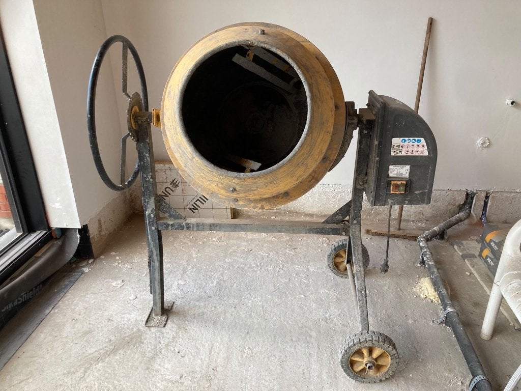 Bétonnière - 180 litres, Bricolage & Construction, Enlèvement, Utilisé