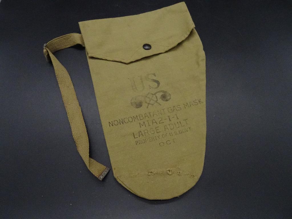 Sac de masque à gaz non combattant américain WO2, Enlèvement ou Envoi, Autres, Autres types
