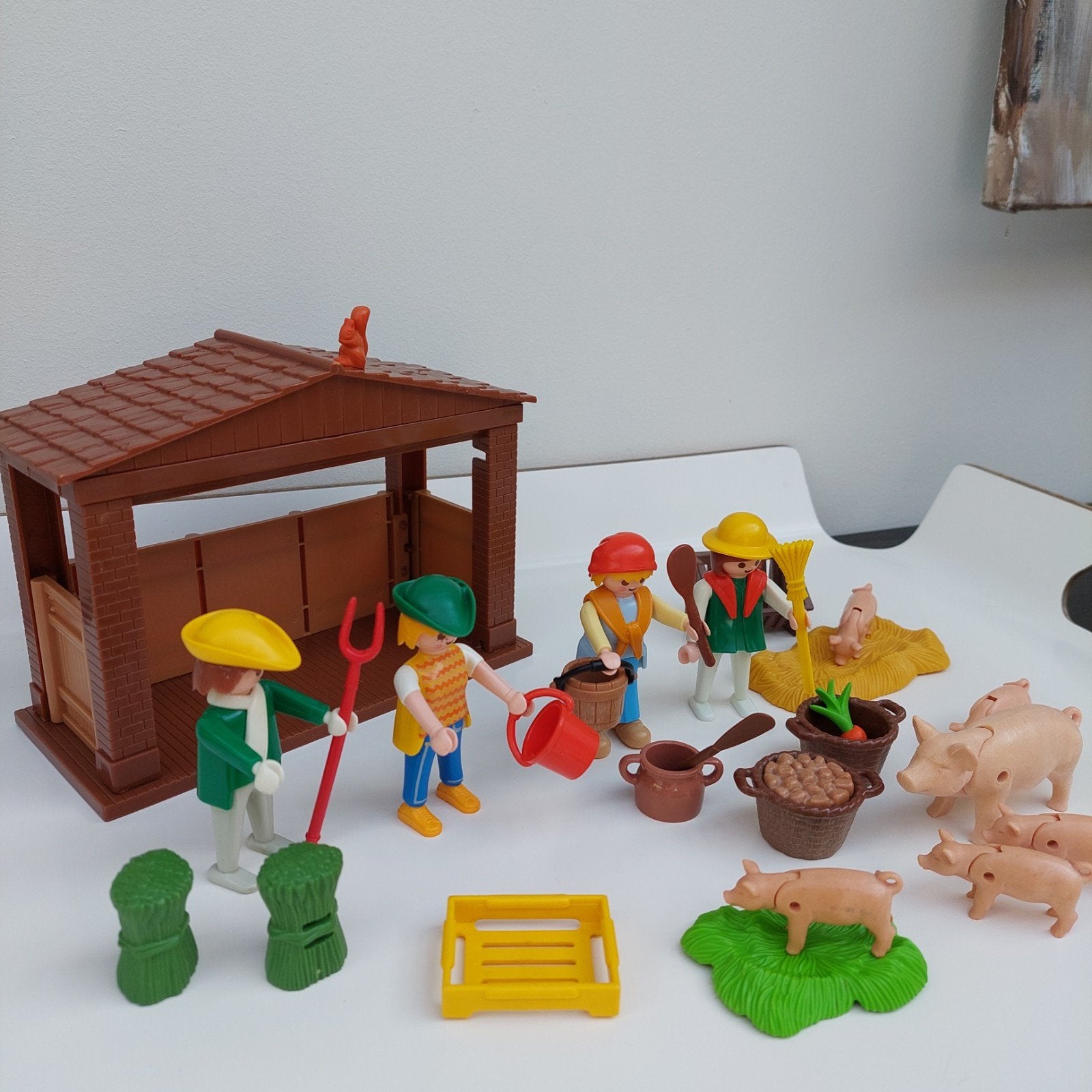 Setje vintage playmobil  de boerderij oud speelgoed, Kinderen en Baby's, Ophalen