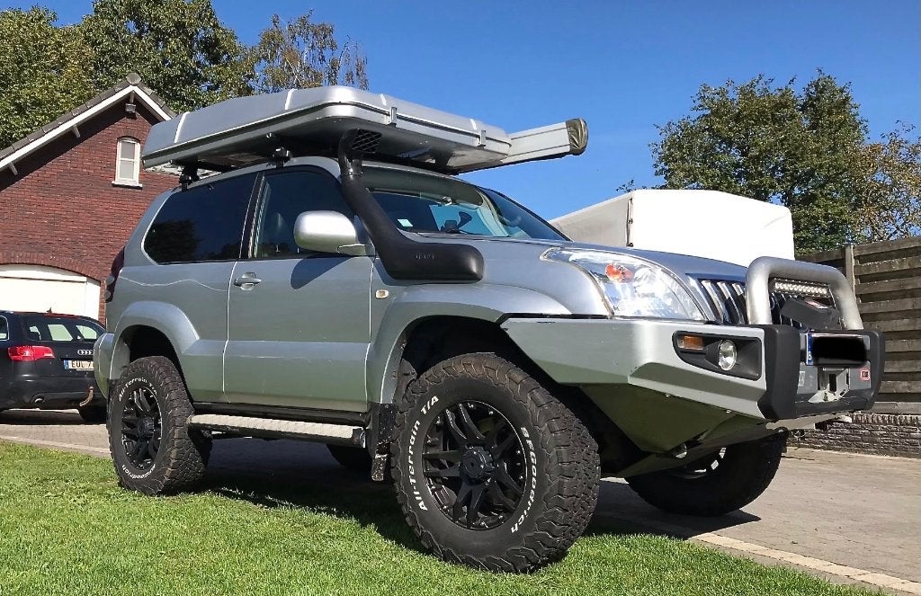 Toyota Landcruiser 120 LICHTE VRACHT, Autos, Argent ou Gris, Achat, 2 places, Boîte manuelle