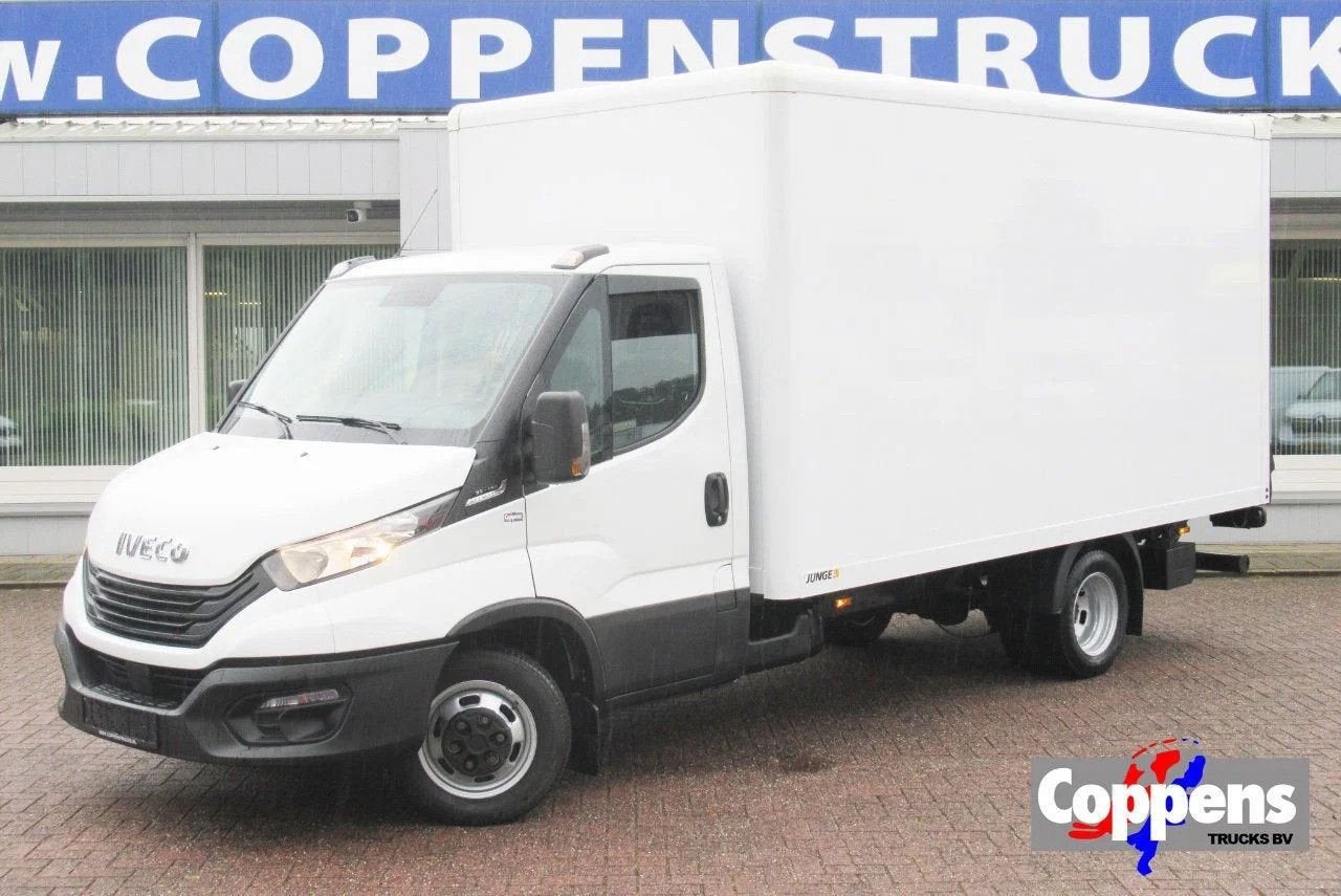 Iveco Daily 35C16 Bak+Klep Palfinger, Auto's, Bestelwagens en Lichte vracht, Automaat, Iveco, Wit, Bedrijf