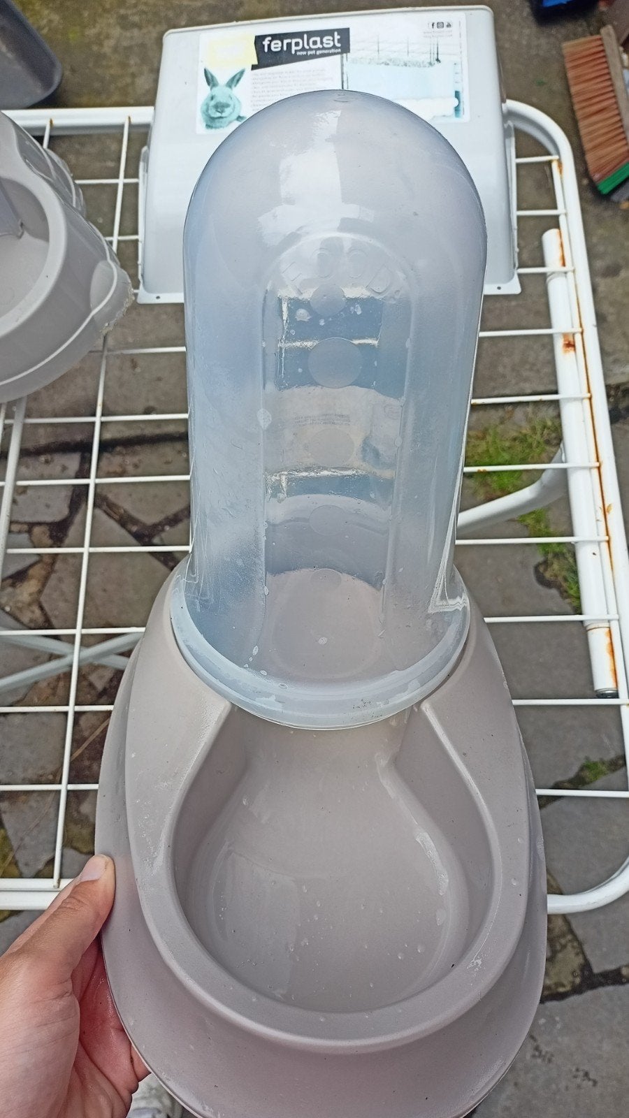 Voederbakjes en waterfles knaagdieren (4 items), Ophalen