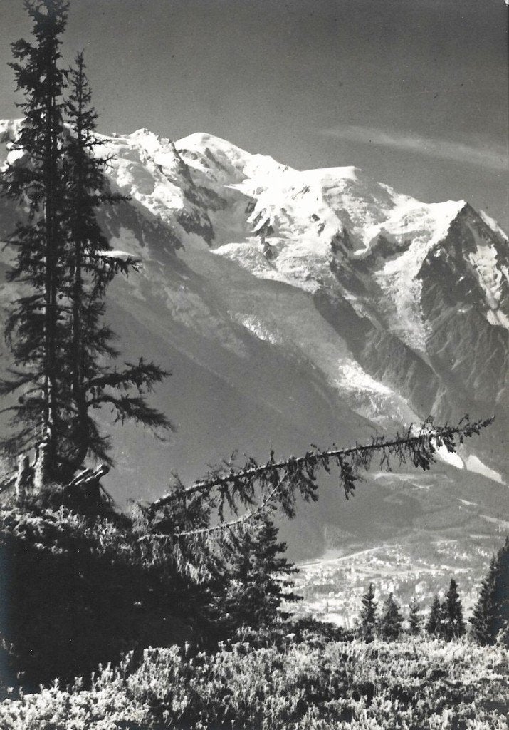 1967 - FRANKRIJK/ITALIË - Mont Blanc et Glacier des Bossons, Verzamelen, Verzenden, 1960 tot 1980, Ongelopen, Frankrijk