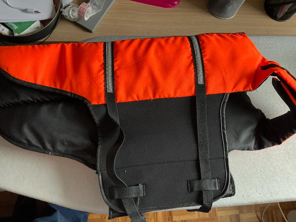 Hondenzwemvest, Dieren en Toebehoren, Hondenkleding, Ophalen, Zo goed als nieuw, Hondenzwemvest